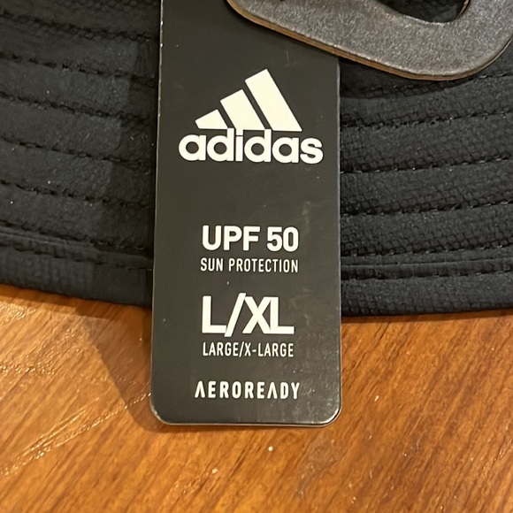 Adidas Victory III Bucket Hat Cap UPF50 UV50 Aeroready black Men’s Size L / XL - Picture 9 of 15
